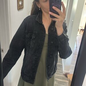 Old Navy Jean Jacket Black Denim